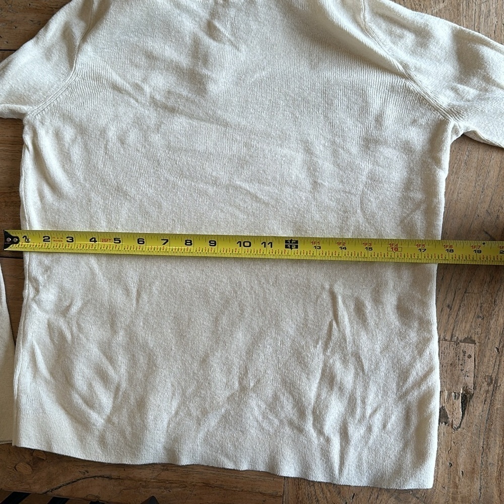 Nili Lotan For Target Button Up Turtleneck Cream … - image 6